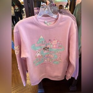 NWT! Disney it's a small world Crewneck Sweatshirt by Stoney Clover Lane Medium